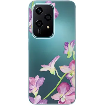 Pouzdro na mobilní telefon Silikonové pouzdro iSaprio - Honor 200 Lite - Purple Orchcode_producer (Odolný silikonový kryt, obal, pouzdro iSaprio - Honor 200 Lite - Purple Orchcode_producer - skvělá ochrana a pružnost, stylový UV potisk, lehkost, tiskne se v České republice)