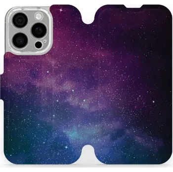 Pouzdro na mobilní telefon Flipové pouzdro Mobiwear - Apple iPhone 16 Pro - V147P Mlhovina (Knížkové flip pouzdro, obal, kryt na mobil Apple iPhone 16 Pro - V147P Mlhovina, materiál Umělá kůže + TPU - ochrana 360°, stojánek, silikonová vanička, magnetické zavírání)