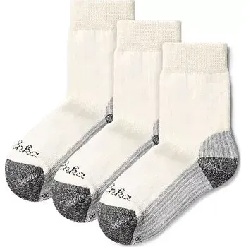 Oblečení a móda Vlnka 3 páry Merino ponožek se zdravotním lemem krémová velikost ponožek 35-38