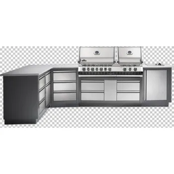 Zahradní gril Venkovní kuchyně NAPOLEON s grileml BIPRO 825, vařič a 4 skříňky + doprava zdarma!