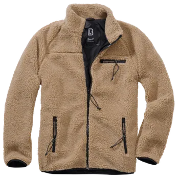Pánská softshellová bunda Bunda Teddy Fleece Jacket, Brandit, Camel, 5XL