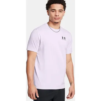 tričko Under Armour Sportstyle Left Chest - Salt Purple/Black XL