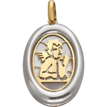 Přívěsek Zlaton Přívěsek z kombinovaného zlata anděl výška 2.5cm váha 1.95g 001362009229