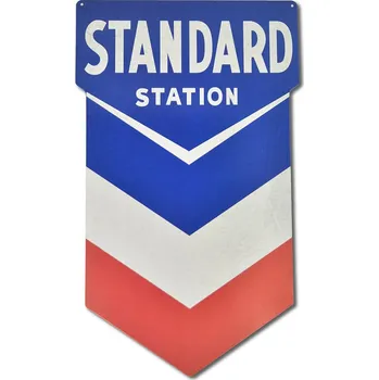 Plechová cedule Plechová cedule Standard Station 42 cm x 25 cm