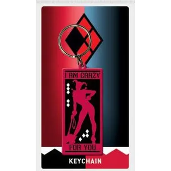 Klíčenka gumová Harley Quinn