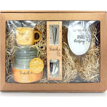 Dárkový potravinový koš Dárkový balíček RELAX Babička je náš anděl