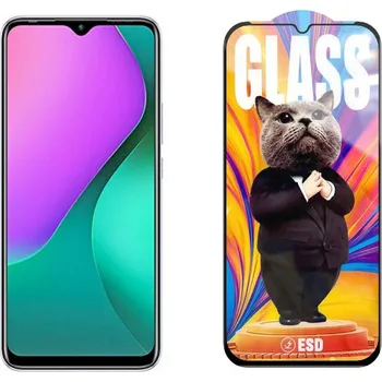 3D Ochranné tvrzené sklo na Infinix HOT 10i/X659B/PR652B/X658E - Mr. Cat ESD