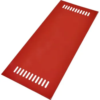 Krbová kamna Boční plech červený na kamna Okta M, náhradní
