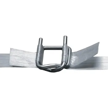Stahovací páska Spona vázací pro polyesterovou pásku PES šíře 13mm, drátěná, pozinkovaná, 1000 ks