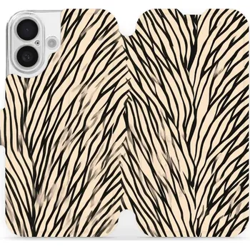 Pouzdro na mobilní telefon Flipové pouzdro Mobiwear - Apple iPhone 16 - VA52S V koruně stromu (Knížkové flip pouzdro, obal, kryt na mobil Apple iPhone 16 - VA52S V koruně stromu, materiál Umělá kůže + TPU - ochrana 360°, stojánek, silikonová vanička, magnetické zavírání)