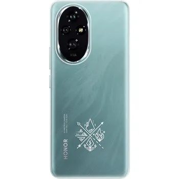 Pouzdro na mobilní telefon Silikonové pouzdro iSaprio - Honor 200 - čiré Elements (Odolný silikonový kryt, obal, pouzdro iSaprio - Honor 200 - čiré Elements - skvělá ochrana a pružnost, stylový UV potisk, lehkost, tiskne se v České republice)