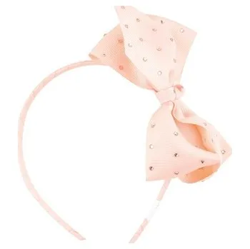 Čelenka Čelenka s mašlí a perličkami, meruňková