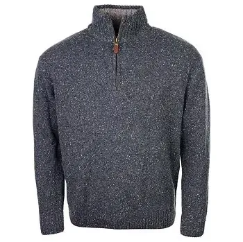 Dámský svetr Vlnka Pánský vlněný svetr S10 tmavě šedá velikost oblečení XXL