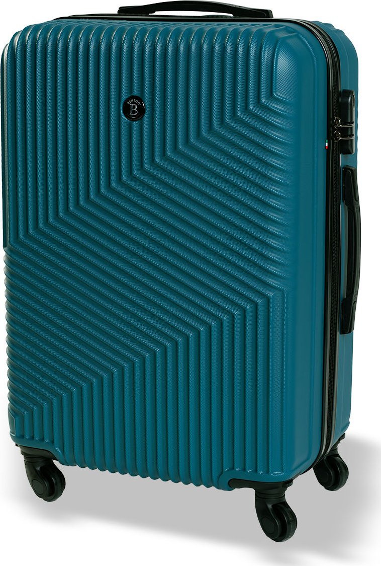 Cestovní kufr BERTOO Milano - zelený 70 l, 65x45x26 cm, XL