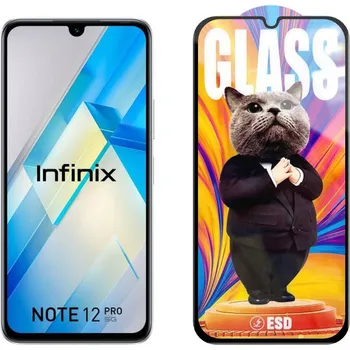 3D Ochranné tvrzené sklo na Infinix Note 12 Pro 5G/X671B - Mr. Cat ESD
