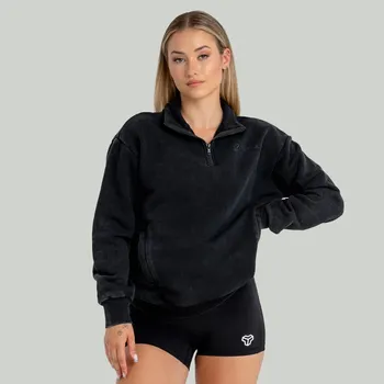 Dámská mikina STRIX Women‘s Jumper Washed Black L černá