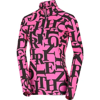 Dámská mikina Northfinder Dámský lyžařský technický svetr LORIE, růžová, XL