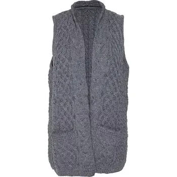 Dámská vesta Vlnka Dámská vlněná vesta Vlnka tmavě šedá velikost oblečení S