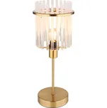Globo Lighting Gorley stolní lampa 1x40 W bílá-průhledná-zlatá 15698TM