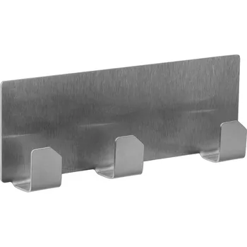 Věšák Walteco Samolepicí trojháček QF22, nerez