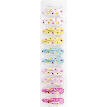 Sponky s kytičkami, 10 ks