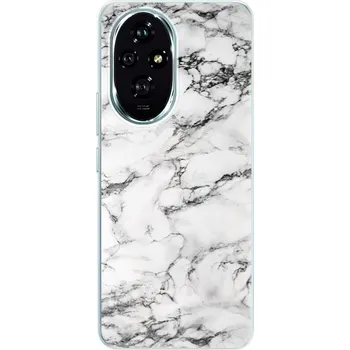 Pouzdro na mobilní telefon Silikonové pouzdro iSaprio - Honor 200 - White Marble 01 (Odolný silikonový kryt, obal, pouzdro iSaprio - Honor 200 - White Marble 01 - skvělá ochrana a pružnost, stylový UV potisk, lehkost, tiskne se v České republice)
