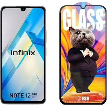 3D Ochranné tvrzené sklo na Infinix Note 12 5G/X671 - Mr. Cat ESD