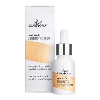 Pleťové sérum Zklidňující a Prebiotické sérum pro citlivou a podrážděnou pleť 15ml Soaphoria