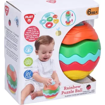 Dřevěná hračka SKLÁDAČKA - Koule