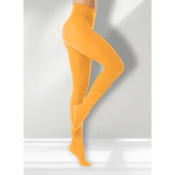 Dámské punčochy Punčochové kalhoty - neprůsvitné, oranžové