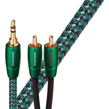 Audio kabel AudioQuest Evergreen 2xRCA - 3,5 mm jack Délka /m: 1,0