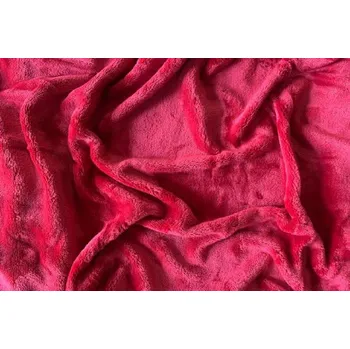 Prostěradlo Tegatex Prostěradlo mikroflanel SLEEP WELL® - bordo Velikost: 90*200 cm