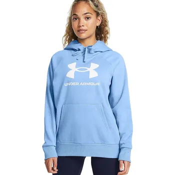 Dámské oblečení mikina Under Armour Rival Fleece Big Logo - Horizon Blue/White M