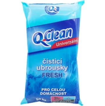Hygienický ubrousek Q-Clean Univerzální vlhčené ubrousky fresh 50 ks