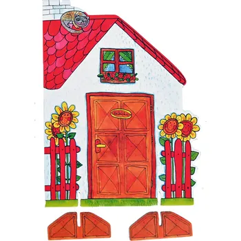 Loutkové divadlo MARIONETINO Babiččina chaloupka - kulisa do loutkového divadla Kulisy, doplňky