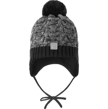 Pokrývka hlavy REIMA Dětská zimní čepice Paljakka Black Velikost (od výrobce): 48