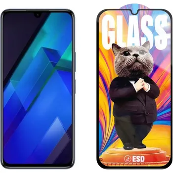3D Ochranné tvrzené sklo na Infinix Note 12 G88/X663/X663C/X663D - Mr. Cat ESD