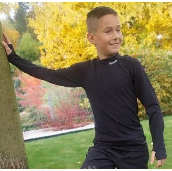 Fantom Dětské TERMO tričko SE STOJÁČKEM - černé KONFEKČNÍ VELIKOST: 122