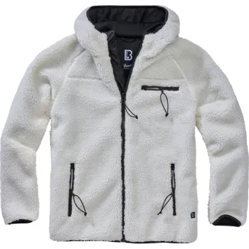 Pánská softshellová bunda Bunda Teddy Fleece Worker Jacket, Brandit, Bílá, 3XL