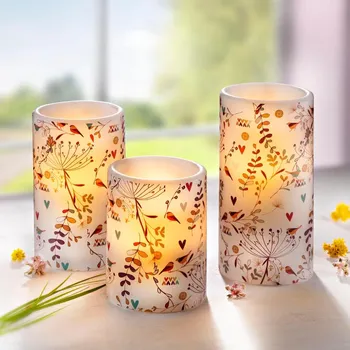 Svíčka Weltbild LED svíčky Pampeliška, sada 3 ks 492811