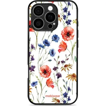 Pouzdro na mobilní telefon Lesklý kryt Mobiwear Glossy - Apple iPhone 16 Pro - G032G - Luční kvítí (Prémiové lesklé pouzdro, obal, kryt Mobiwear Glossy na mobil Apple iPhone 16 Pro - G032G - Luční kvítí, materiál Plast + TPU silikon - krytí po všech stranách, neošoupatelný potisk,)