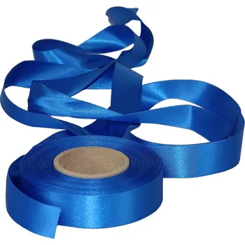 Stuha Atlasová stuha modrá, šíře 24 mm, délka 20 m