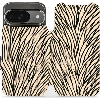 Pouzdro na mobilní telefon Flipové pouzdro Mobiwear - Google Pixel 9 - VA52S V koruně stromu (Knížkové flip pouzdro, obal, kryt na mobil Google Pixel 9 - VA52S V koruně stromu, materiál Umělá kůže + TPU - ochrana 360°, stojánek, silikonová vanička, magnetické zavírání)