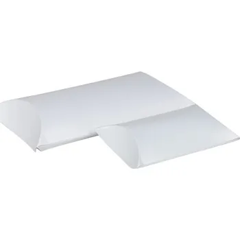 Dárková krabička Dárková krabička čočka, pukačka 65x55x20 mm, bílá perleť