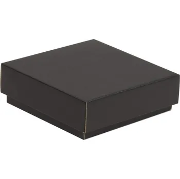 Dárková krabička Dárková krabička s víkem 150x150x50 mm, černá