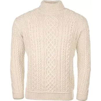 Dámský svetr Vlnka Pánský vlněný svetr S11 přírodní velikost oblečení XL