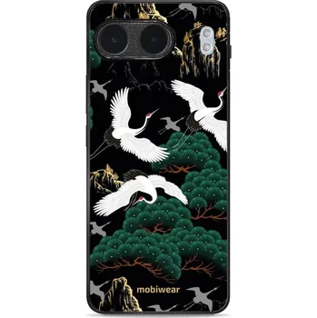 Pouzdro na mobilní telefon Lesklý kryt Mobiwear Glossy - OnePlus Nord 4 5G - G042G - Jeřábi (Prémiové lesklé pouzdro, obal, kryt Mobiwear Glossy na mobil OnePlus Nord 4 5G - G042G - Jeřábi, materiál Plast + TPU silikon - krytí po všech stranách, neošoupatelný potisk, tenké proveden