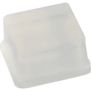 Doraz samolepicí čtvercový čirý - 20,6/7,6mm