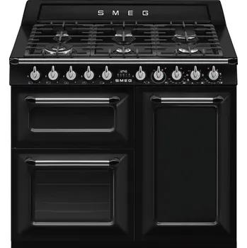 Sporák Smeg TR103BL Victoria kombinovaný sporák 100 cm černý