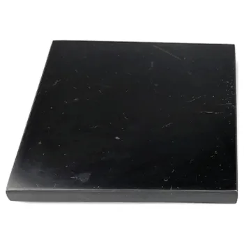 Šungitová destička obkl. 10x10cm (Šungit, Karélie)